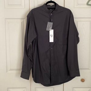 BNWT Men’s J+ Uniqlo collarless shirt